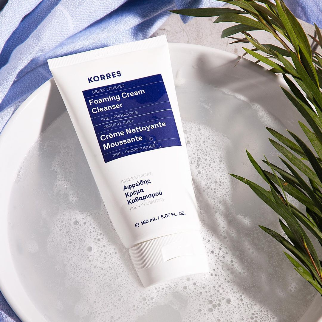 Sữa Rửa Mặt Korres Greek Yoghurt Foaming Cream Cleanser 150ml - Image 4