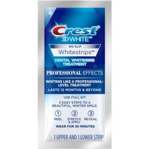 Miếng dán trắng răng Crest 1Hour Express Levels 18 Whiter