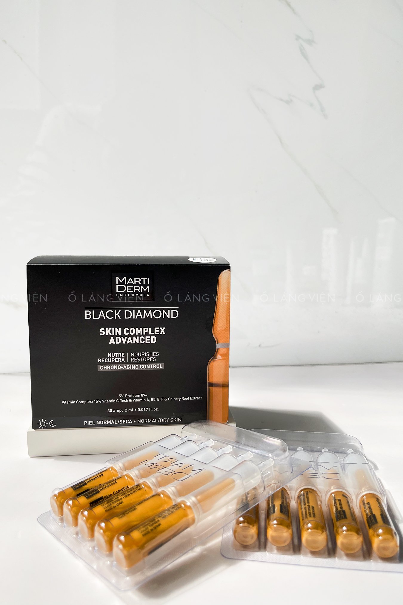 Tinh Chất Marti Derm Black Diamond Skin Complex Advanced Ampoule - Image 3