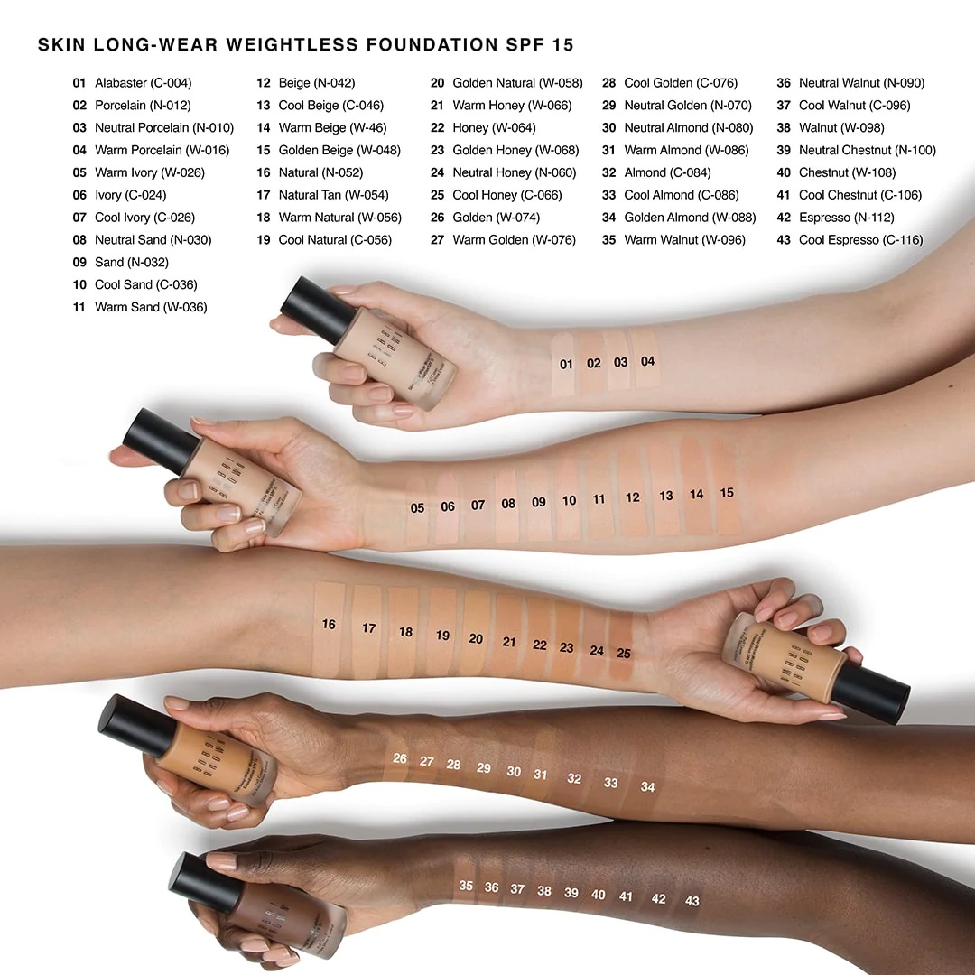 Kem Nền Bobbi Brown Skin Long Wear Weightless Foundation - Image 6