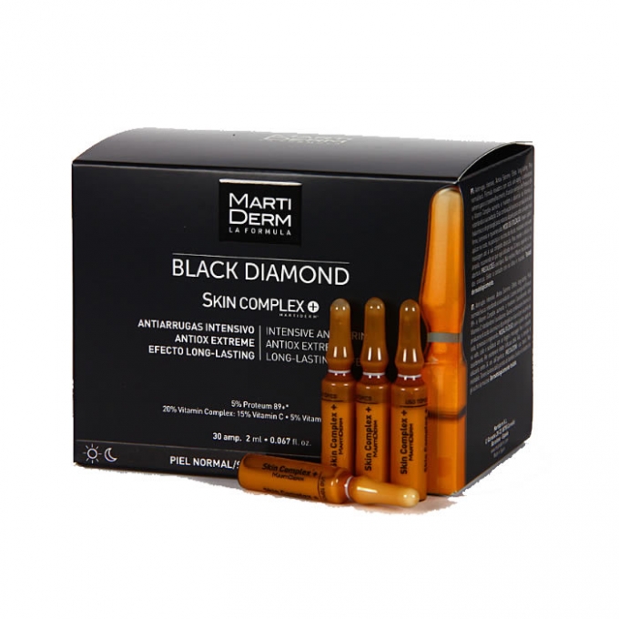 Tinh Chất Marti Derm Black Diamond Skin Complex Advanced Ampoule - Image 5